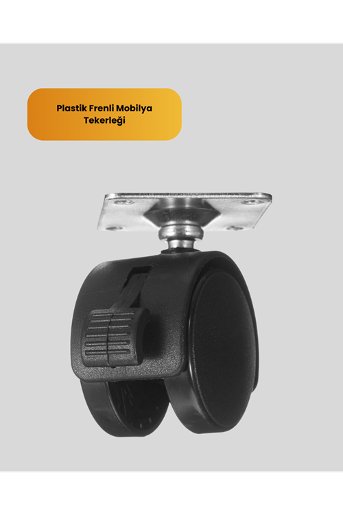 Mobilya İçin Kilitli 6 cm Ayak Tekli Satış