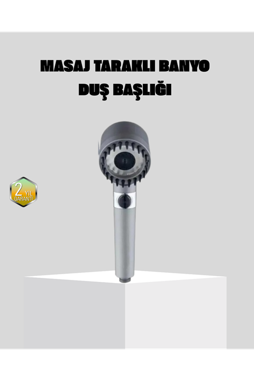 Yüksek Basınçlı Masajlı Duş Başlığı Su Tasarruflu