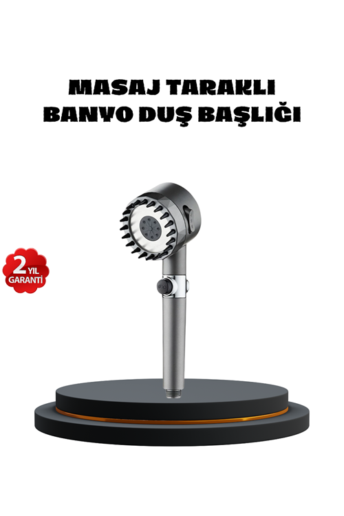Masaj Uçlu Yüksek Basınçlı Duş Başlığı Spa Etkili