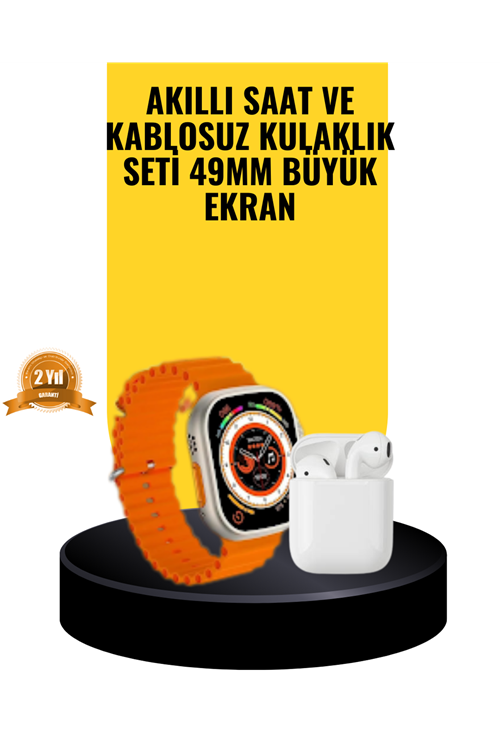Watch 9 Max Akıllı Saat Sesli Görüşme Özellikli Kulaklık Seti