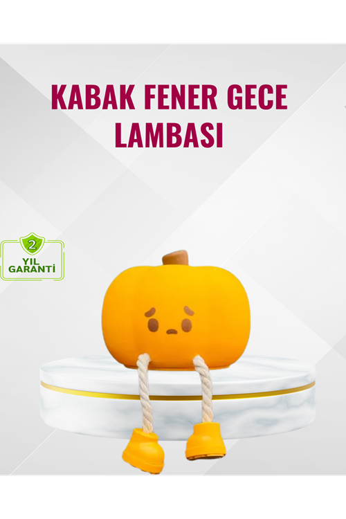 Silikon Pumpkin Night Light Telefon Tutuculu LED Lamba