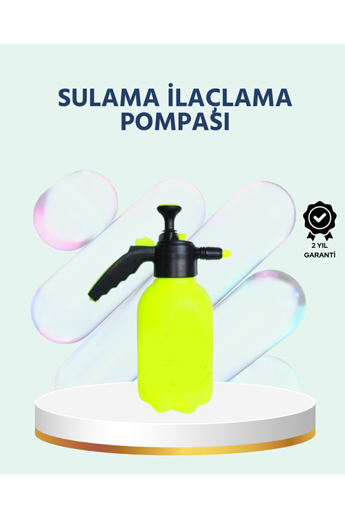 Basınçlı El Pompası 2 Litre Bakır Nozul Ayarlı Jet ve Dağınık Atım