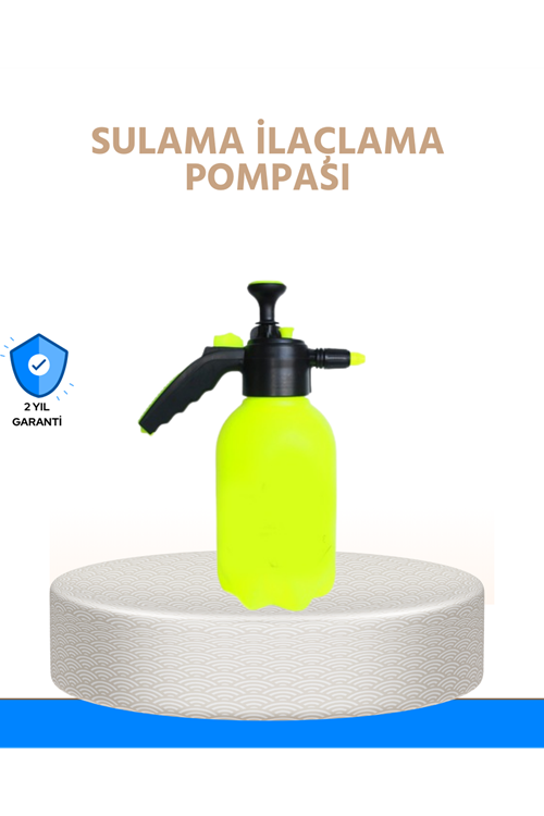 2L Bahçe ve Araç Temizlik Pompası Bakır Uçlu Basınçlı Sprey