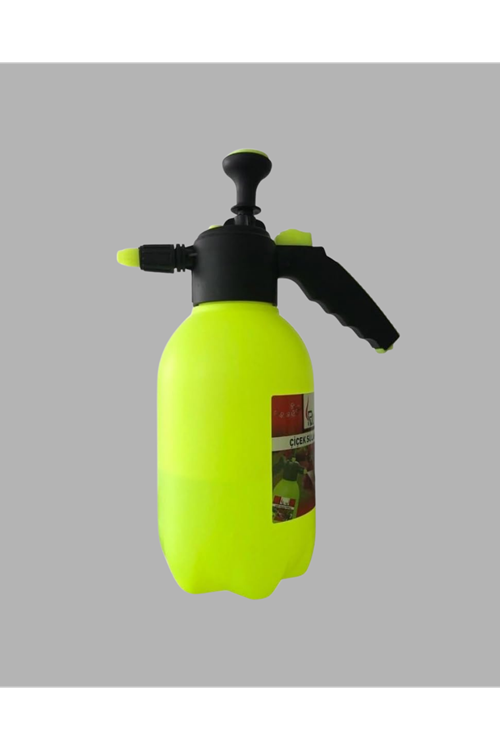 2 Litre Pompalı Püskürtücü Bakır Nozullu Ayarlı Sprey Temizlik ve Bahçe