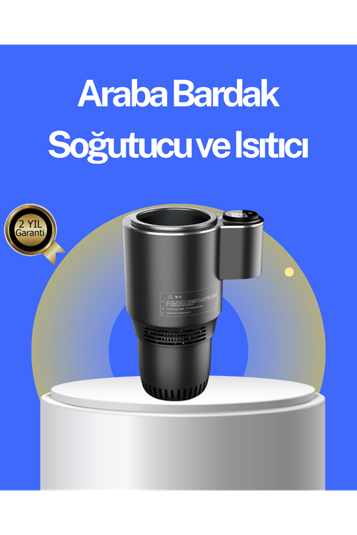 Araç İçi Isıtıcı Soğutucu Bardaklık 60°C Isıtma -4°C Soğutma
