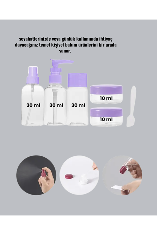 5Lİ SEYAHAT ŞİŞESİ