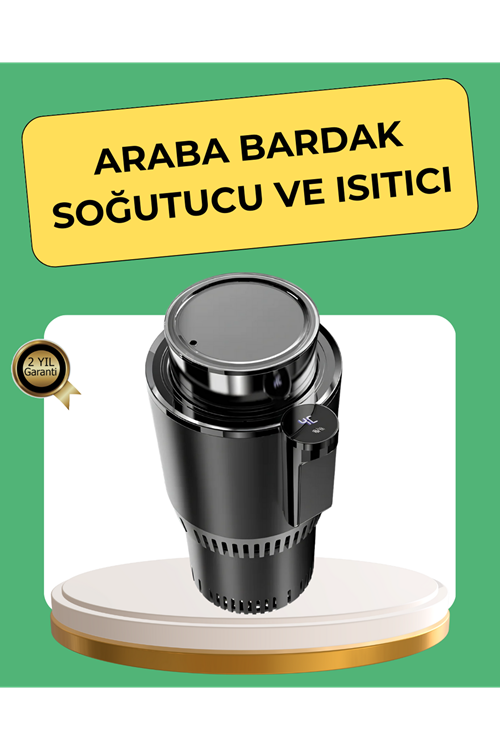 Isıtma Soğutma Özellikli Araç Bardaklığı Çakmak Girişli Akıllı
