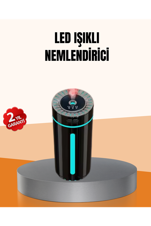 Ultrasonik Nemlendirici LED Işıklı Aromaterapi Difüzör Sessiz Çalışma