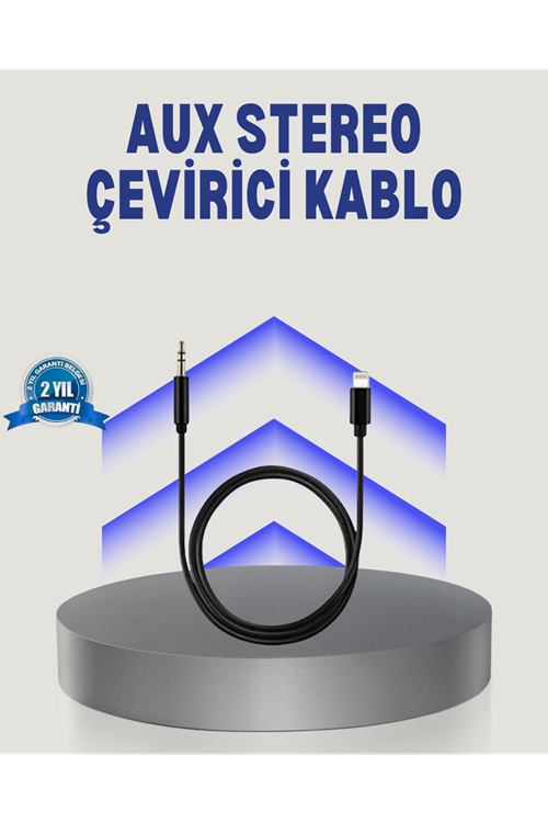 iPhone Lightning 3.5mm Aux Çevirici Kablo JH-023 Stereo Ses Aktarıcı