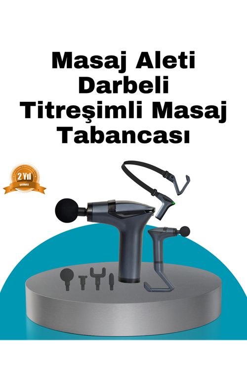 Taşınabilir 3in1 Masaj Aleti Şarjlı Titreşimli Esneme Bantlı