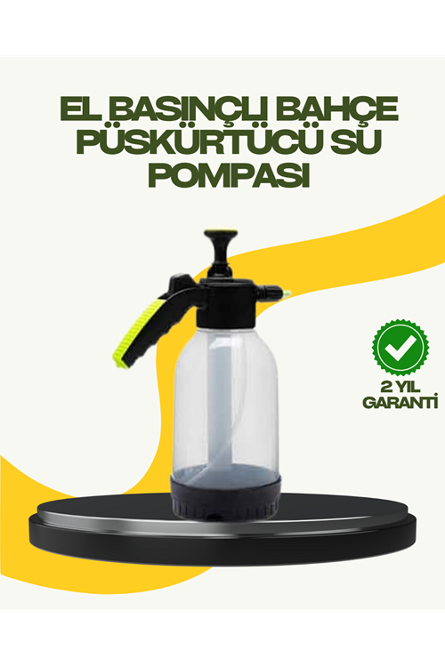 Manuel Basınçlı Köpük Püskürtücü Ayarlanabilir Nozullu 2 Litre Araba Yıkama