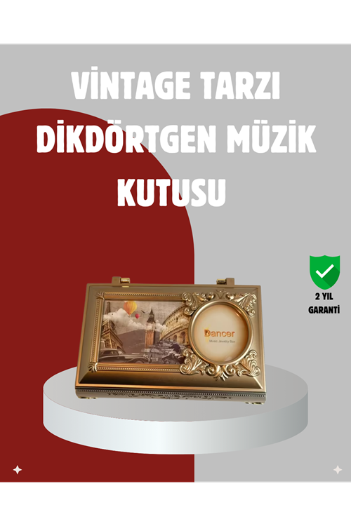 Kız Çocuk Oyuncak Piyano Görünümlü Balerinli Müzik Kutusu
