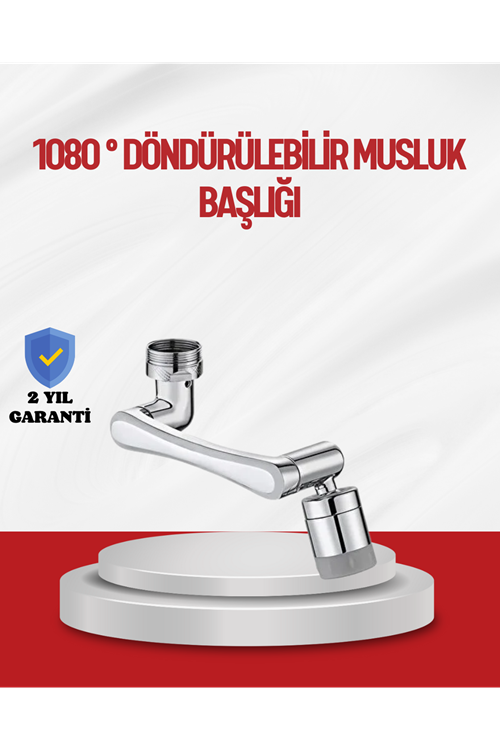 1080° Çok Yönlü Musluk Aparatı Püskürtme ve Köpük Akışlı
