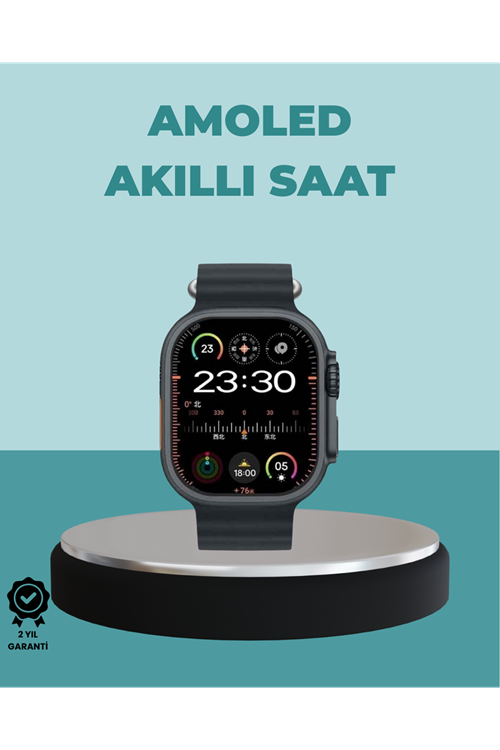 AMOLED Akıllı Saat 49mm Bluetooth Arama Spor ve Sağlık