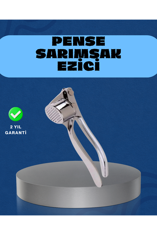 Mutfak Sarımsak Ezici Kaymaz Saplı Güçlü Mekanizma