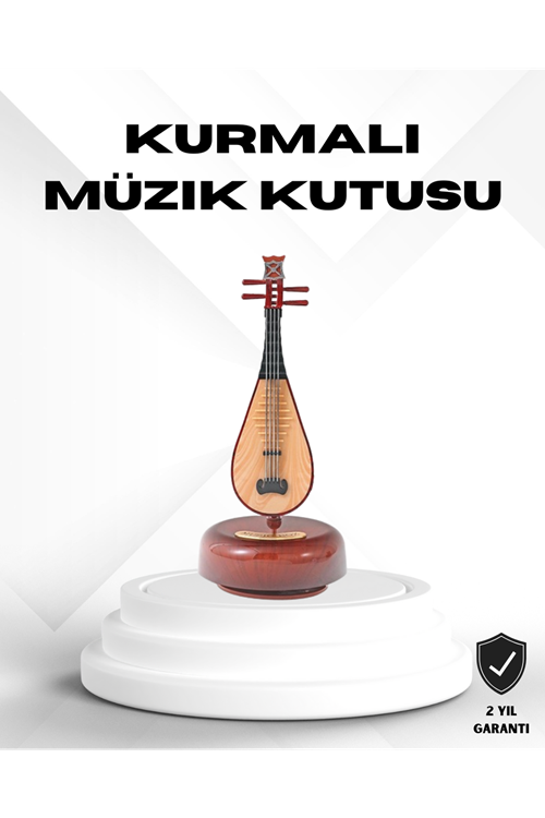Figürlü Müzik Kutusu Zarif Melodili Dekoratif Model