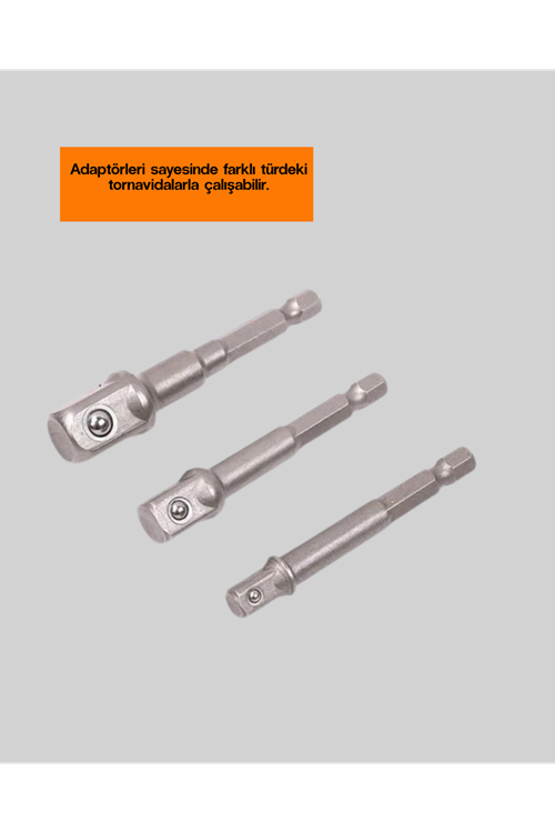 Ergonomik 16 Parça Bits Tornavida Uç ve Adaptör Seti