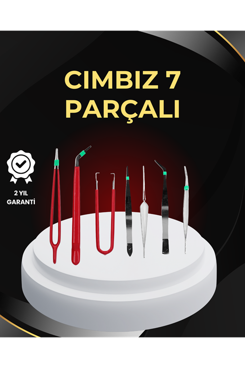 Model Yapımı ve Anakart Tamiri İçin Hassas 7’li Cımbız Seti