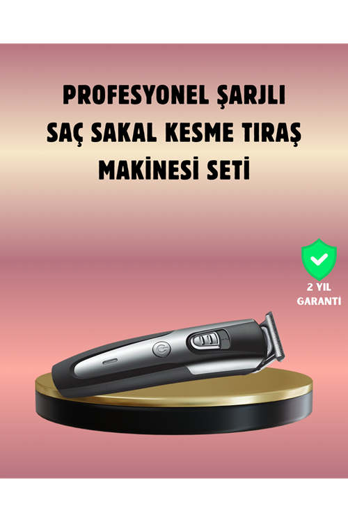 Şarjlı Saç Sakal Kesim Makinesi Detaylı Kesim İçin Hassas Başlıklı