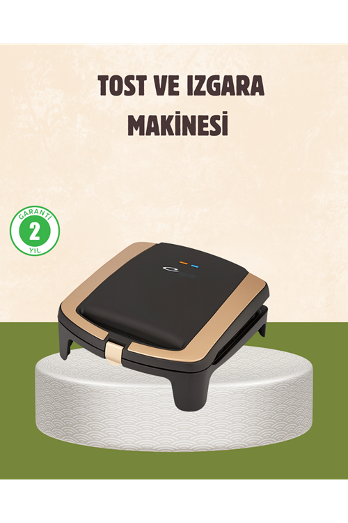 Tost Makinesi Isı Kontrollü 4 Dilim Kapasiteli