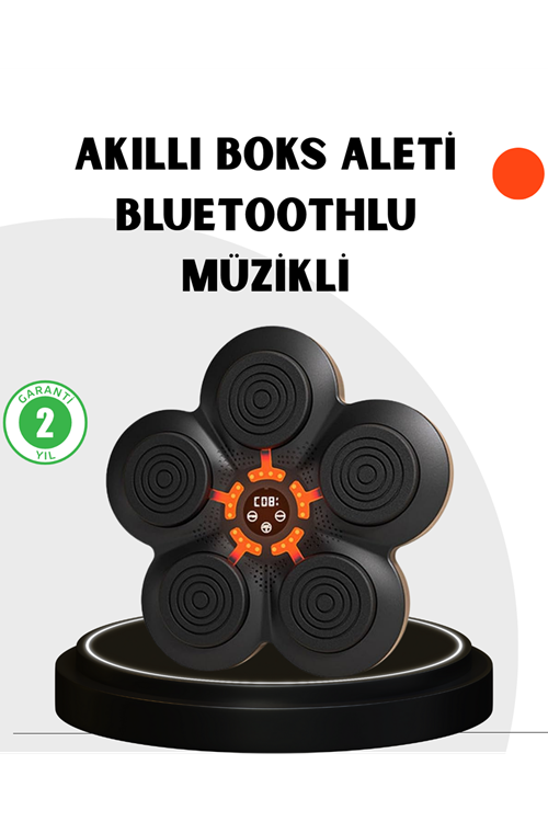 Evde Fitness İçin Akıllı Boks Makinesi Işıklı Vuruş Noktalı Bluetoothlu