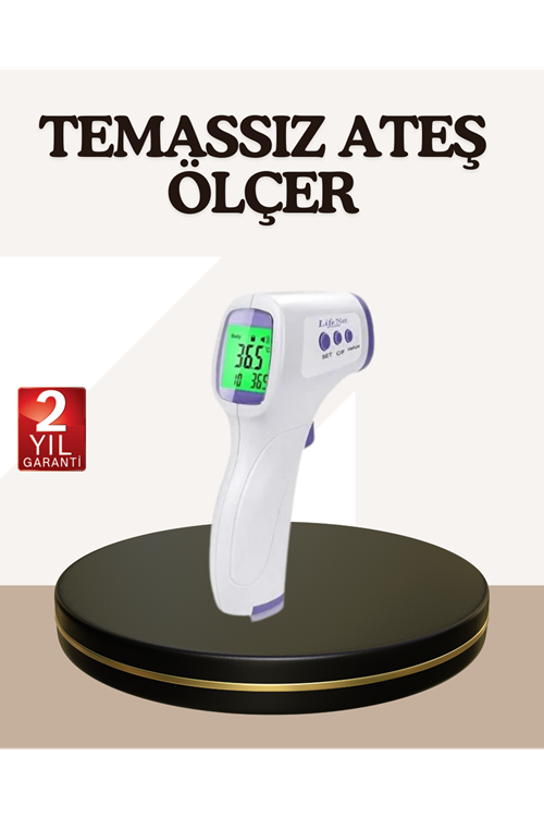 Kızılötesi Alından Temassız Ateş Ölçer Akıllı Sesli Uyarı