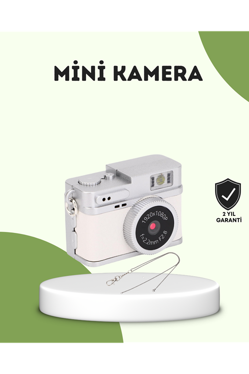 Mini HD Dijital Kamera 1080P Kordonlu Taşınabilir Retro Model