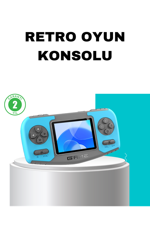 Taşınabilir Mini Video Oyun Konsolu Ergonomik Tasarım