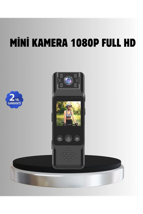 180° Döner Lensli Mini Kamera 1080P Full HD Hareket Algılama 1200mAh