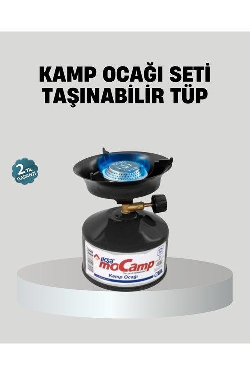 Taşınabilir Kamp Ocağı Seti Pişirme Alanı Ayarlanabilir Alev