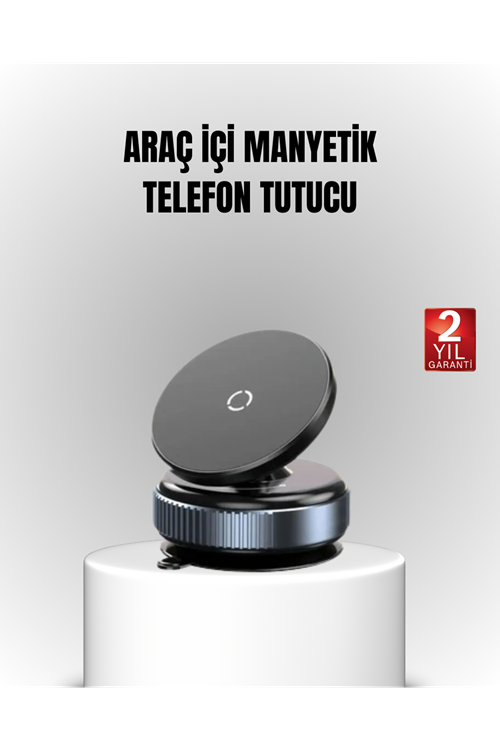 Vakum Adsorpsiyonlu Manyetik Telefon Tutucu Güçlü N52 360° Evrensel Uyumluluk
