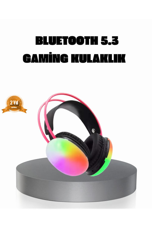 Ergonomik RGB Bluetooth Kulaklık 3D Ses