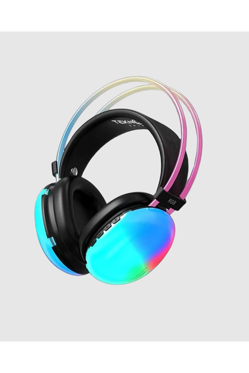 Kablosuz Gaming Kulaklık RGB Aydınlatmalı Bluetooth 5.3 Uzun Pil Ömürlü