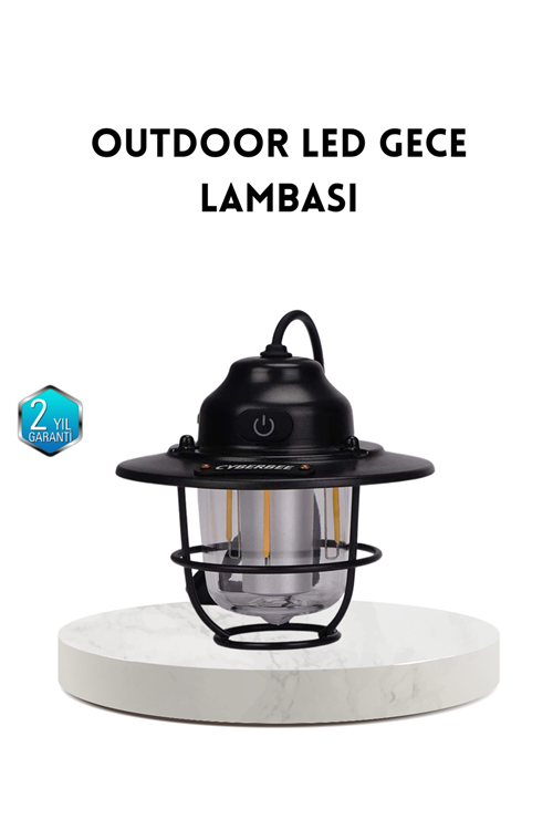 Outdoor Retro Kamp Işığı Uzun Ömürlü Pil Taşınabilir Suya Dayanıklı