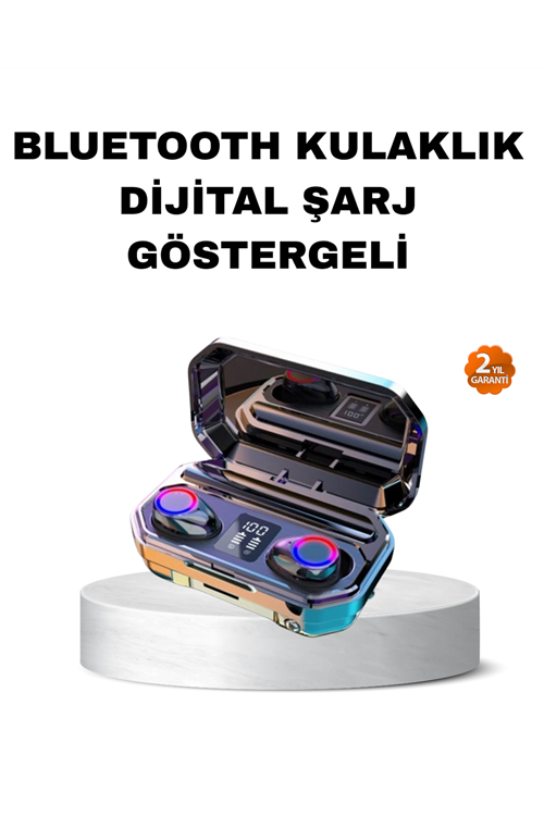 Kablosuz Kulaklık Uzun Pil Ömürlü Şarj Kutulu Ergonomik Hafif Tasarım