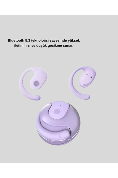S05 Bluetooth 5.3 Kulaklık IPX4 Su Geçirmez Hızlı Eşleşme Güçlü Stereo Ses