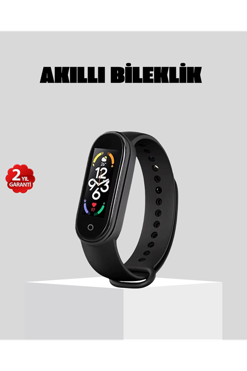 Bluetooth Akıllı Bileklik Spor Modlu Kalp Atış Takipli Uyku Analizli