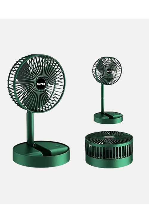 Taşınabilir Katlanabilir Mini Fan 3 Kademeli Şarj Edilebilir