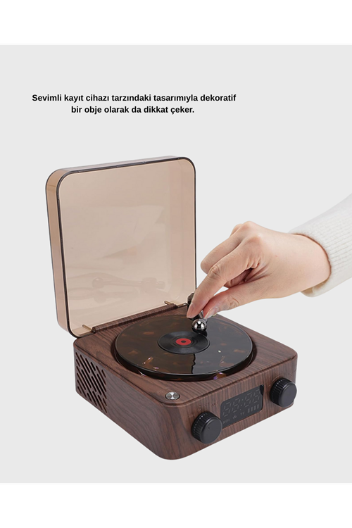 Bluetooth Hoparlörlü Gece Lambası Dijital Saat ve Ambiyans Işığı Çok Amaçlı