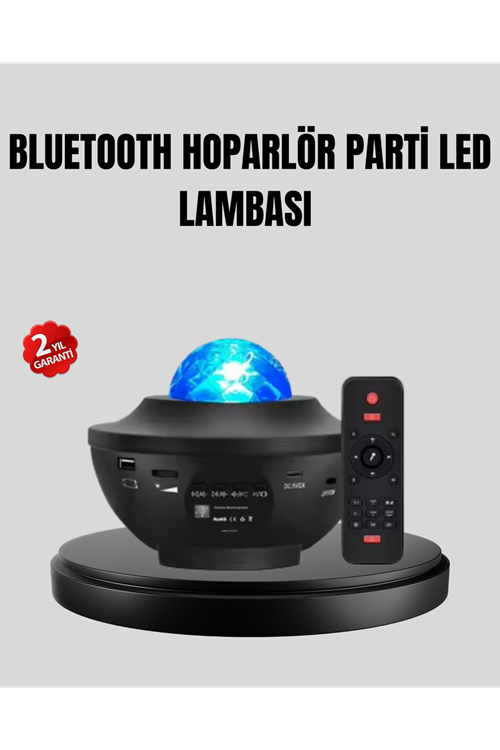 Yıldızlı Projektör Galaxy Efektli Ayarlanabilir Renkli Atmosfer Lambası