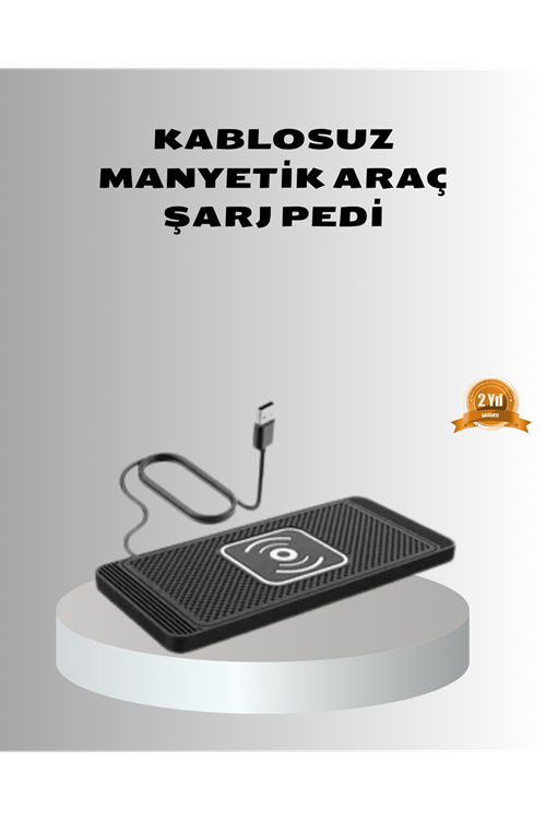 Manyetik Şarj Pedi 7.5W 10W 15W Hızlı Şarj Kaymaz Tabanlı