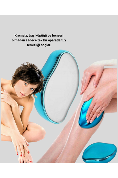 Kristal Tüy Alıcı Epilatör Kremsiz Kullanım Yüz ve Vücut İçin