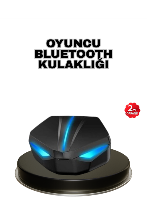 Tam Kablosuz Oyuncu Kulaklığı 5.0 Bluetooth LED Kontrollü