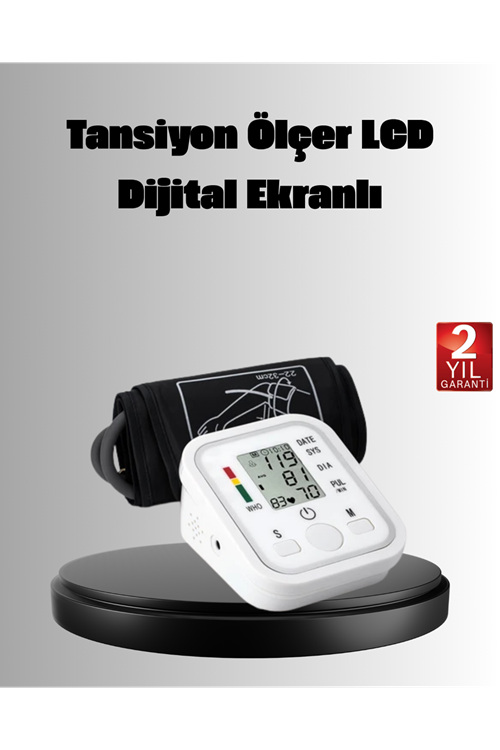 Üst Koldan Ölçüm Dijital Tansiyon Aleti – IHB Aritmi Uyarılı ve Çift Hafızalı