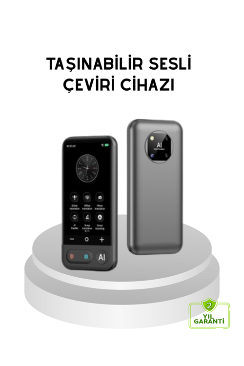 Taşınabilir Akıllı Tercüme Cihazı – Gerçek Zamanlı Ses ve Metin Çevirisi