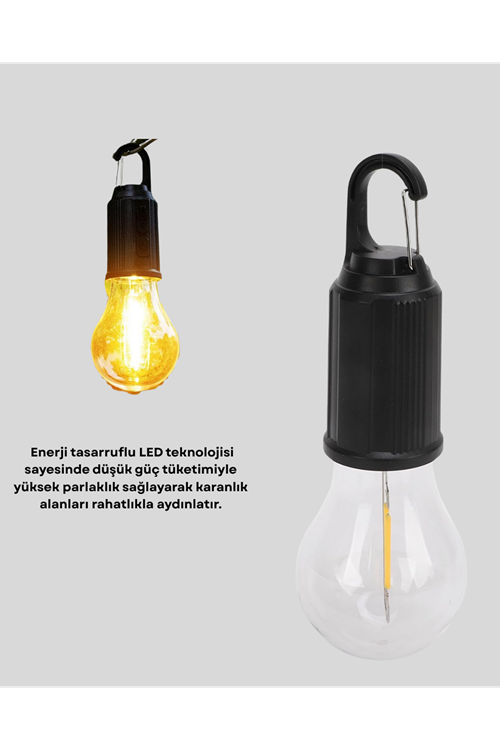 Type-C Şarjlı LED Kamp Lambası – Uzun Ömürlü Pil ve Yüksek Parlaklık