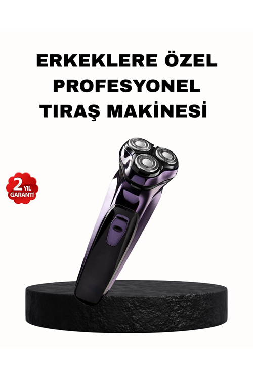 Şarjlı Saç ve Sakal Tıraş Makinesi Kablosuz Kompakt Tasarımlı