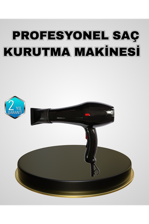 Profesyonel 2200W Fön Makinesi Soğuk Sıcak Üflemeli İki Kademeli