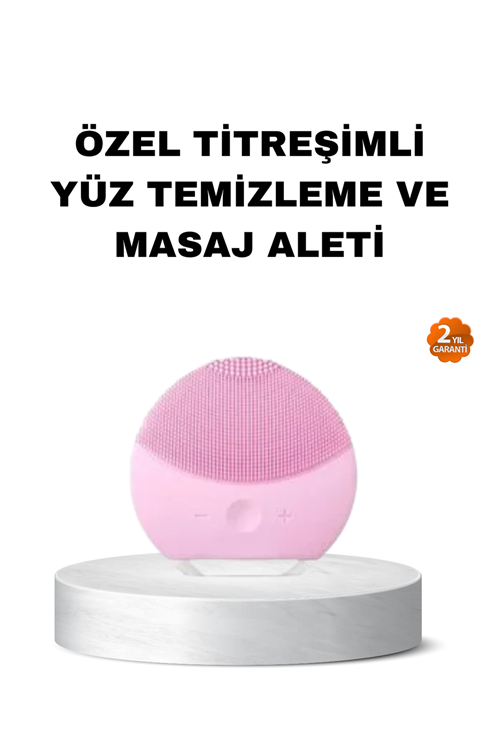 Silikon Yüz Temizleme ve Masaj Aleti – Su Geçirmez, Taşınabilir ve Cilt Dostu