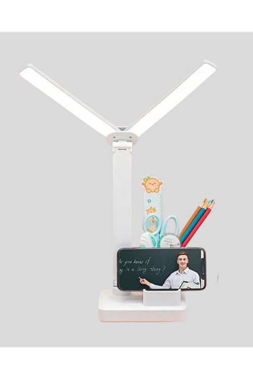 LED Işıklı Masa Lambası – Göz Yormayan, Kısılabilir ve Esnek Başlıklı